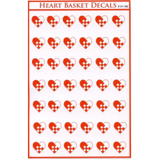 Decals - Heart Baskets